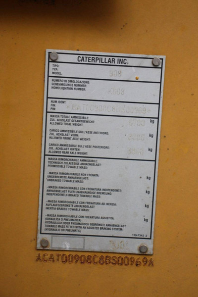 اللودر بعجل Caterpillar 908: صور 17 اللودر بعجل Caterpillar 908: صور 17