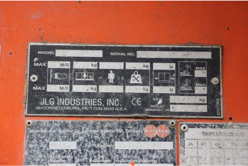 رافعات سلة تلسكوبية JLG 460SJ: صور 17