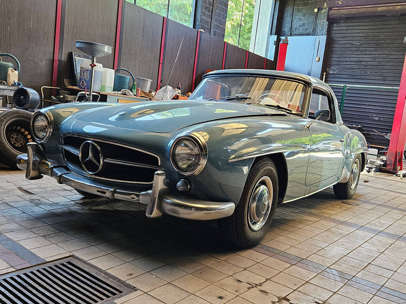سيدان Mercedes-Benz SL-Klasse (W121) _ 190: صور 7