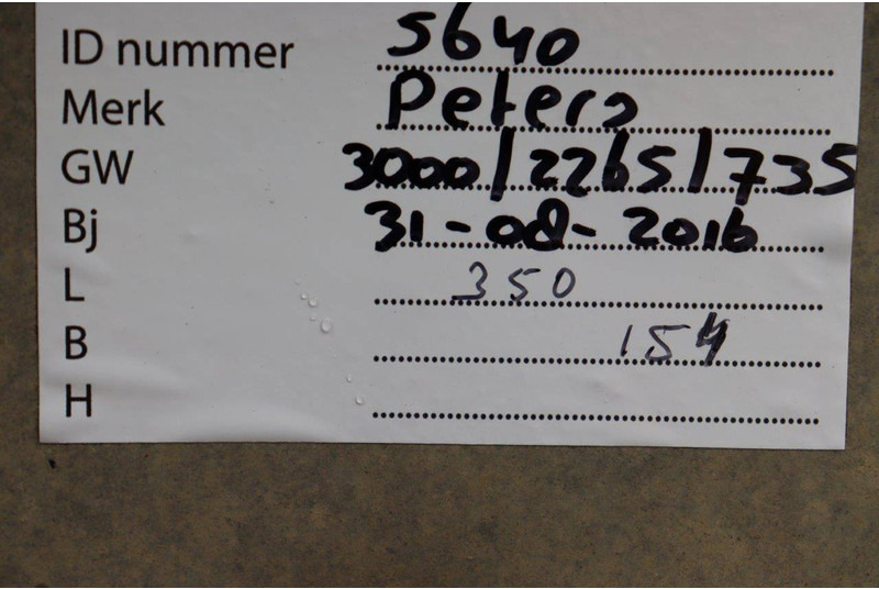مقطورات مسطحة PETERS Transporter: صور 13