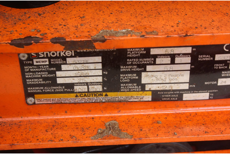 Snorkel S3219E - رافعات مقصية: صور 4 Snorkel S3219E - رافعات مقصية: صور 4