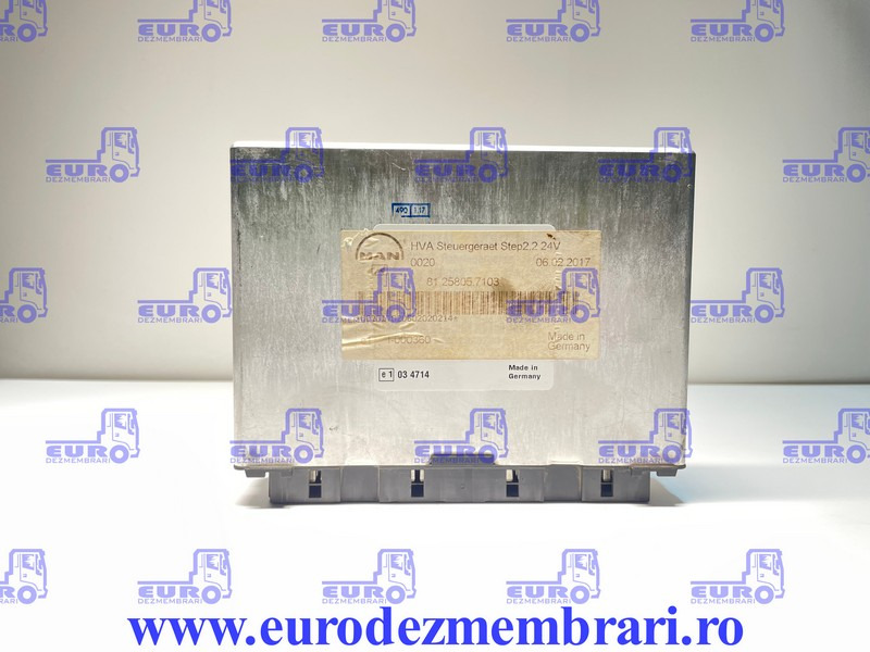 CALCULATOR HVA MAN TGX TGS TGA 81.25805.7103, 81.25805.7060, 81.25805.7034 - كتلة التحكم - شاحنة: صور 1 CALCULATOR HVA MAN TGX TGS TGA 81.25805.7103, 81.25805.7060, 81.25805.7034 - كتلة التحكم - شاحنة: صور 1