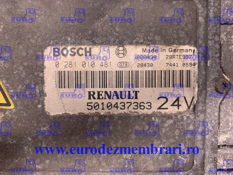 CALCULATOR MOTOR RENAULT 5010437363 - كتلة التحكم - شاحنة: صور 2 CALCULATOR MOTOR RENAULT 5010437363 - كتلة التحكم - شاحنة: صور 2