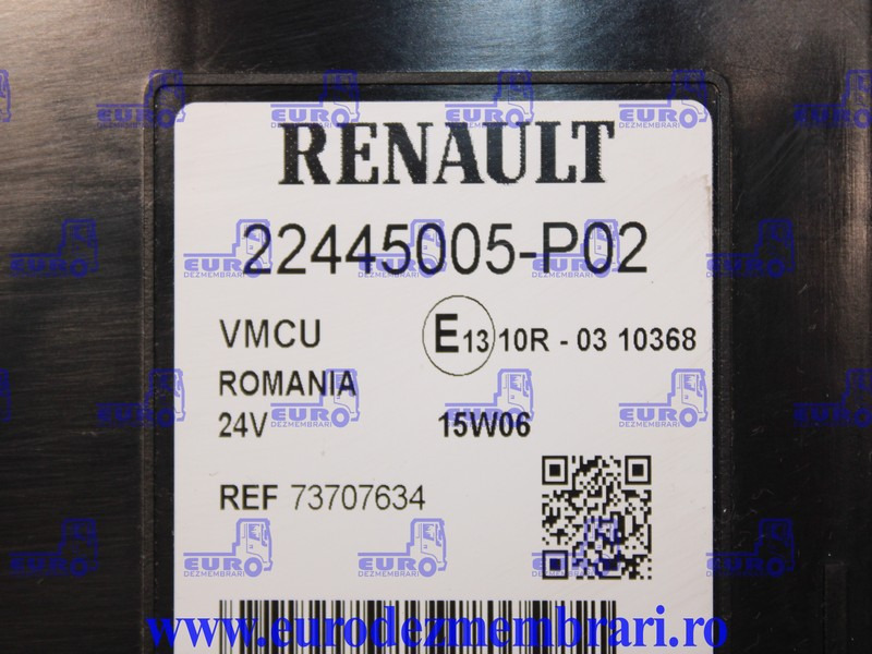 CALCULATOR VMCU RENAULT T 22445005, 22445008, 22777547, 23006079, 21936559 - كتلة التحكم - شاحنة: صور 3 CALCULATOR VMCU RENAULT T 22445005, 22445008, 22777547, 23006079, 21936559 - كتلة التحكم - شاحنة: صور 3