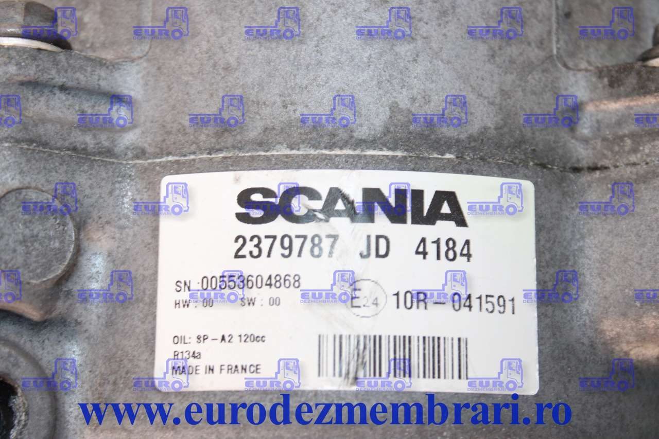 COMPRESOR CLIMA STATIONARE SCANIA 2379787 - كمبروسر مكيف - شاحنة: صور 2 COMPRESOR CLIMA STATIONARE SCANIA 2379787 - كمبروسر مكيف - شاحنة: صور 2