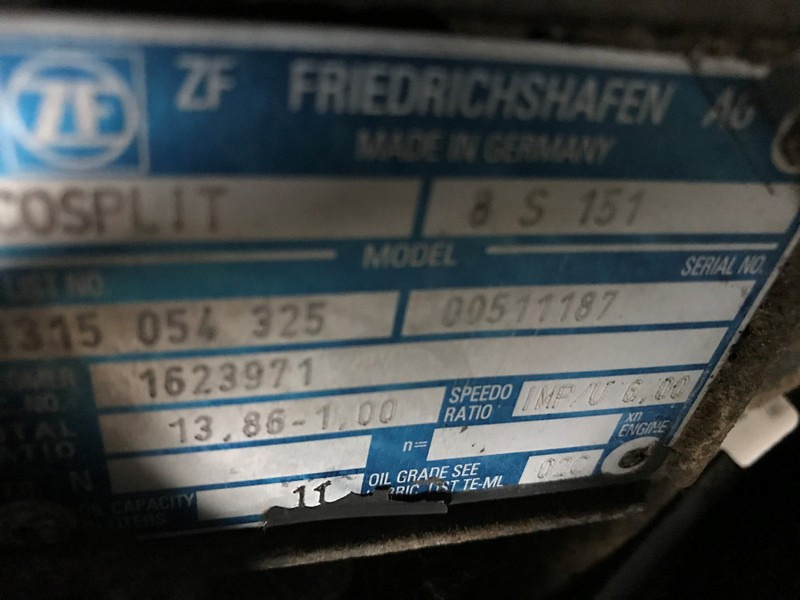 CUTIE DE VITEZE ZF 8 S 151 R=13,86-1,00 - علبة التروس - شاحنة: صور 3 CUTIE DE VITEZE ZF 8 S 151 R=13,86-1,00 - علبة التروس - شاحنة: صور 3