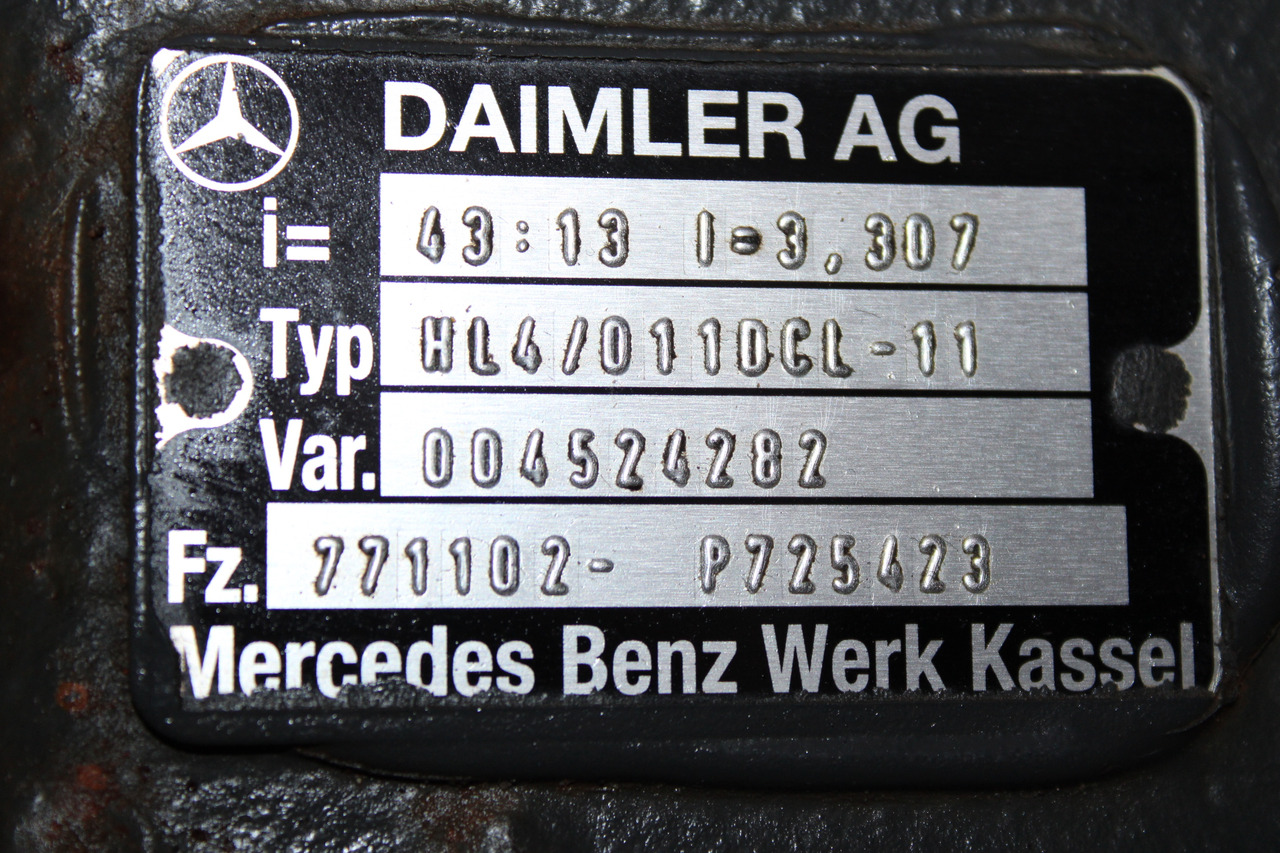 DIFERENTIAL MERCEDES ATEGO R=43:13 HL4 004520282, 770102 - التفاضلية والعتاد - شاحنة: صور 3 DIFERENTIAL MERCEDES ATEGO R=43:13 HL4 004520282, 770102 - التفاضلية والعتاد - شاحنة: صور 3