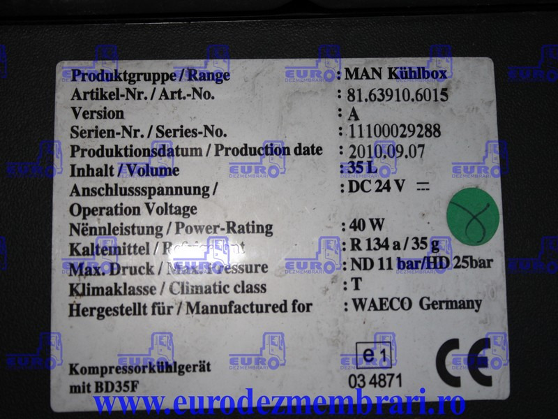 FRIGIDER MAN TGA TGX 81.63910.6015, 81.63910.6022, 81.63910.6024, 81.63910.6032 - الكابينة والداخلية - شاحنة: صور 3 FRIGIDER MAN TGA TGX 81.63910.6015, 81.63910.6022, 81.63910.6024, 81.63910.6032 - الكابينة والداخلية - شاحنة: صور 3