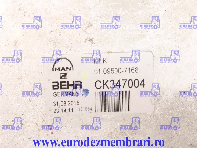 RADIATOR INTERCOOLER MAN D26 51.09500.7168, 51.09500.7196, 51.09500.7160, 51.09500.7151, 51.09500.7147 - المبرد - شاحنة: صور 2 RADIATOR INTERCOOLER MAN D26 51.09500.7168, 51.09500.7196, 51.09500.7160, 51.09500.7151, 51.09500.7147 - المبرد - شاحنة: صور 2