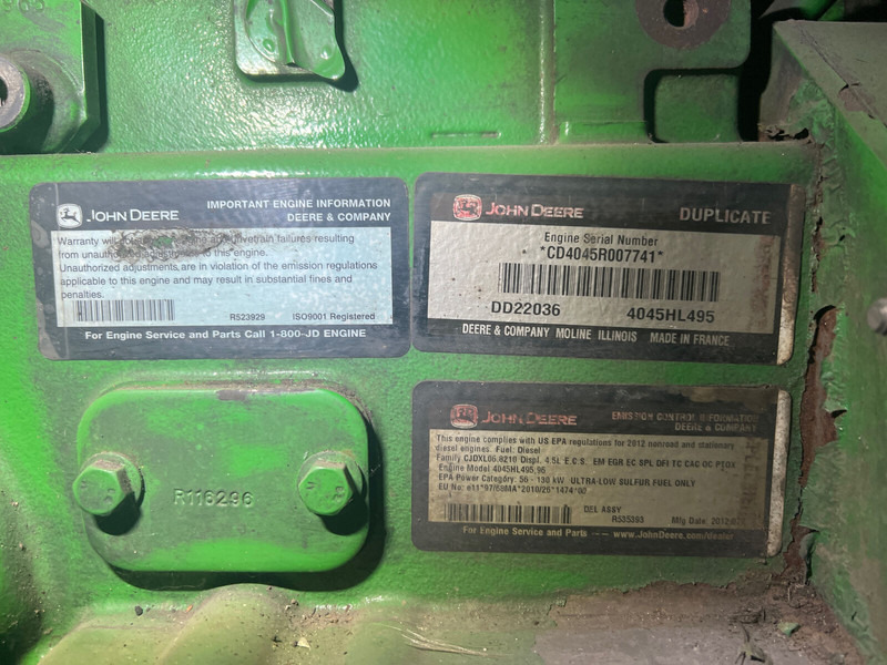 المحرك John Deere 4045HL495: صور 6