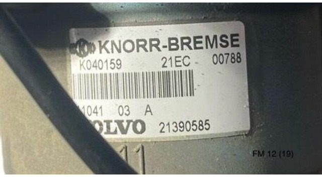 KNORR-BREMSE - قطع الغيار: صور 2 KNORR-BREMSE - قطع الغيار: صور 2