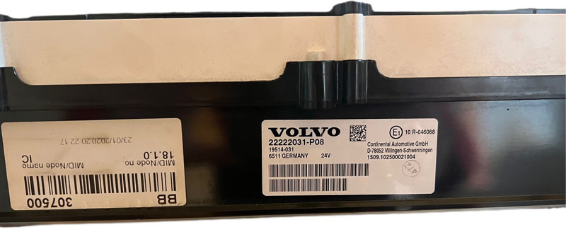 Volvo 22222031 - لوحة القيادة: صور 4 Volvo 22222031 - لوحة القيادة: صور 4