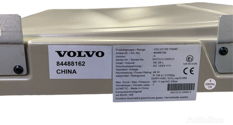 Volvo NEW refrigerator - الكابينة والداخلية: صور 4 Volvo NEW refrigerator - الكابينة والداخلية: صور 4