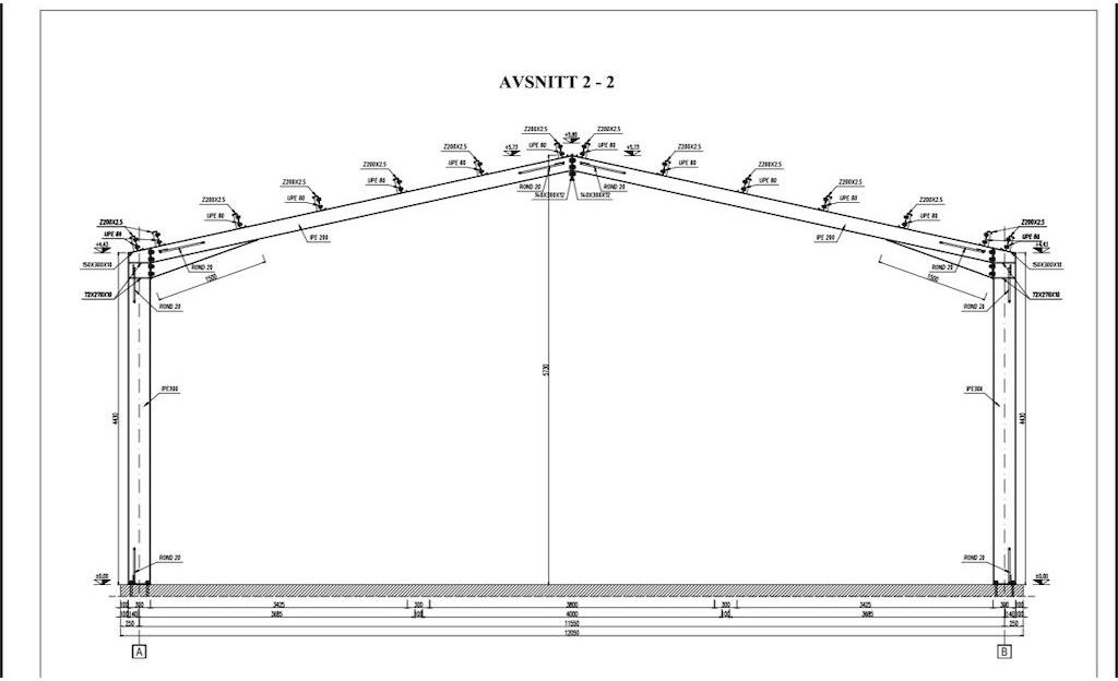 12x24 meter - 288 m2 - معدات البناء: صور 2 12x24 meter - 288 m2 - معدات البناء: صور 2
