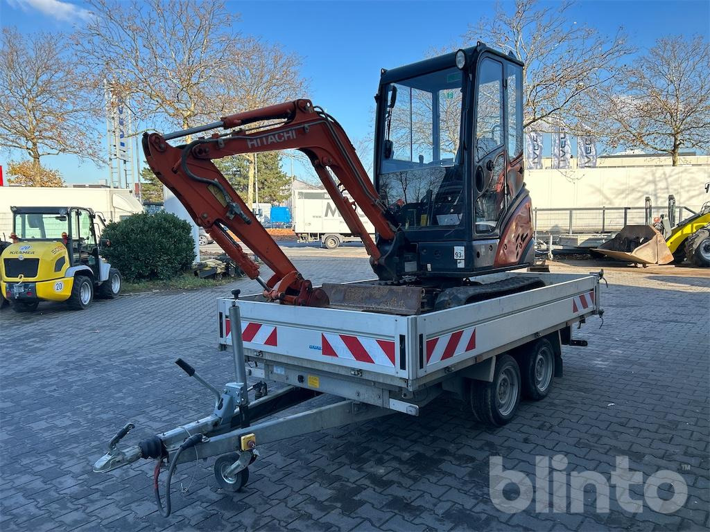 Hitachi Zaxis 18 CLR - Meyer Fahrzeugbau - Dreiseitenkipper 3 t - حفارة مصغرة: صور 1 Hitachi Zaxis 18 CLR - Meyer Fahrzeugbau - Dreiseitenkipper 3 t - حفارة مصغرة: صور 1