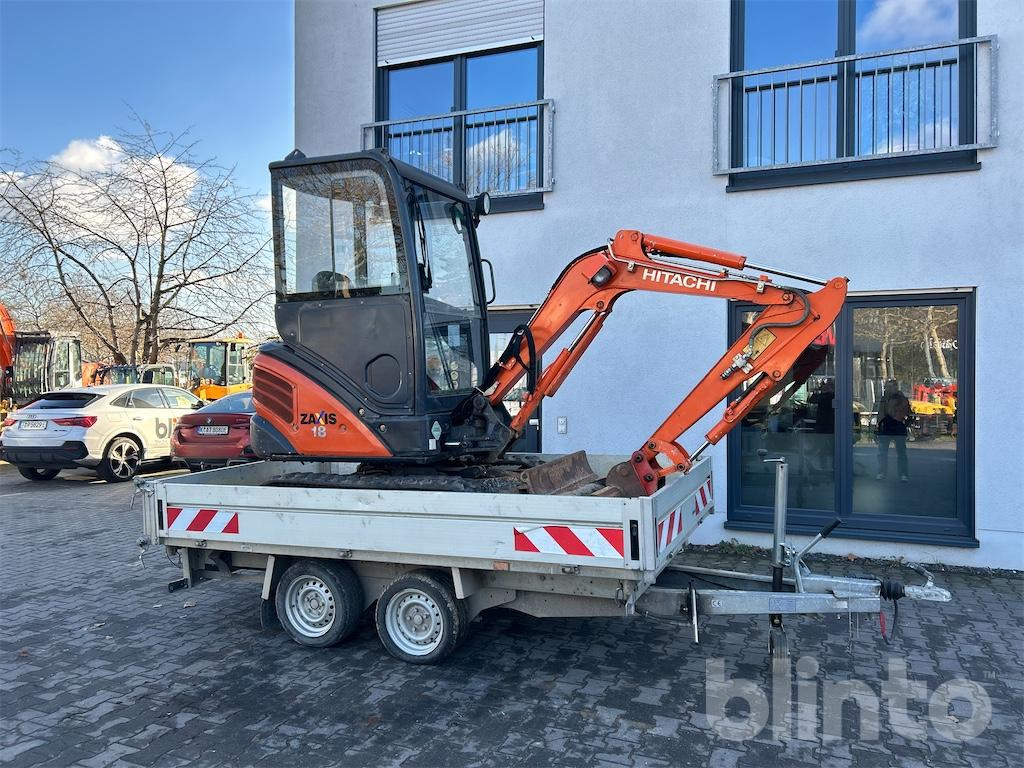 Hitachi Zaxis 18 CLR - Meyer Fahrzeugbau - Dreiseitenkipper 3 t - حفارة مصغرة: صور 2 Hitachi Zaxis 18 CLR - Meyer Fahrzeugbau - Dreiseitenkipper 3 t - حفارة مصغرة: صور 2