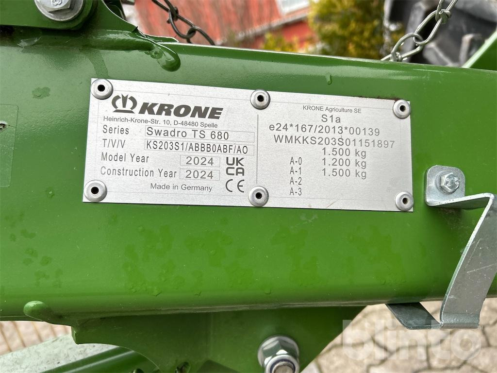 KRONE Swadro TS 680 (2024) - لمّامَة القش: صور 5 KRONE Swadro TS 680 (2024) - لمّامَة القش: صور 5