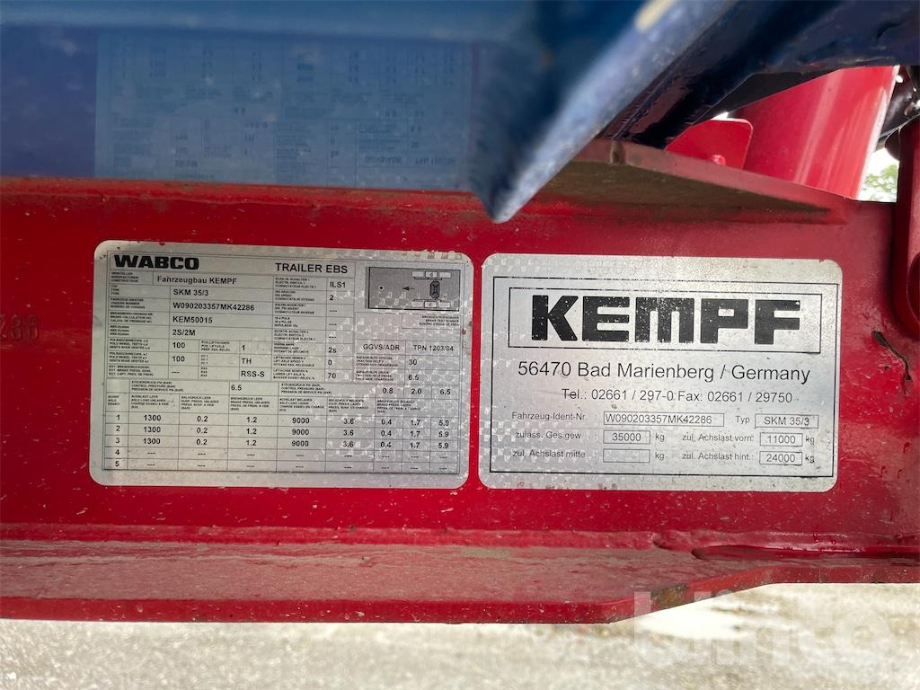 Kempf SKM35/3 - قلابة نصف مقطورة: صور 5 Kempf SKM35/3 - قلابة نصف مقطورة: صور 5