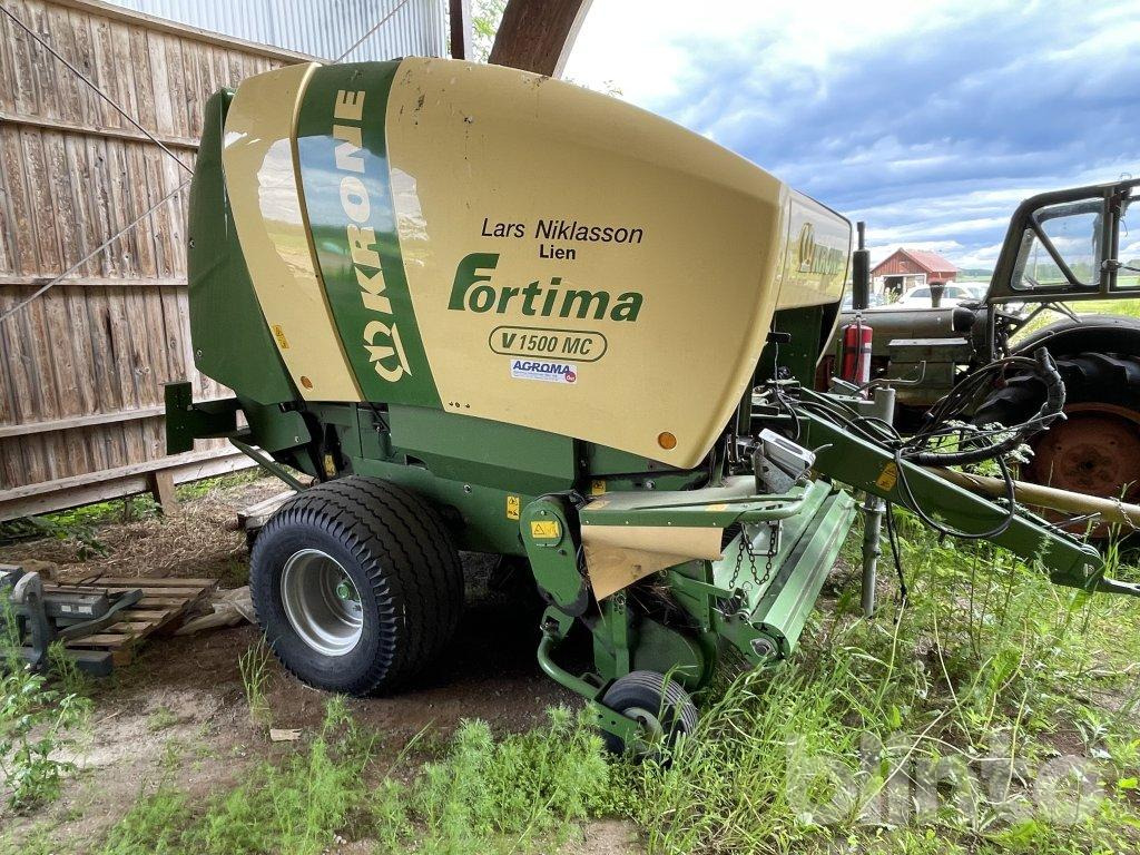 Krone Fortima V1500 - مكبس القش الدائري: صور 1 Krone Fortima V1500 - مكبس القش الدائري: صور 1