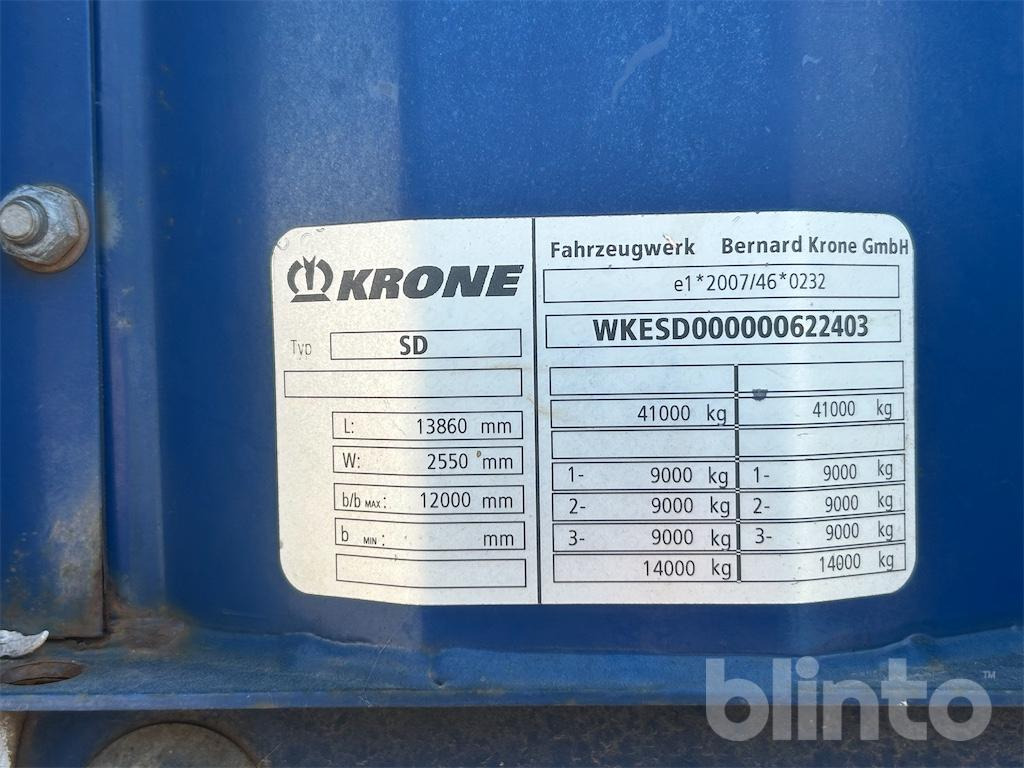 Krone SD (2014) - نصف مقطورة مسطحة: صور 5 Krone SD (2014) - نصف مقطورة مسطحة: صور 5