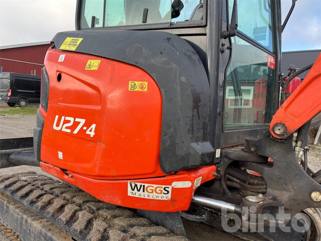 حفارة مصغرة Kubota U27-4 minigrävare: صور 39 حفارة مصغرة Kubota U27-4 minigrävare: صور 39