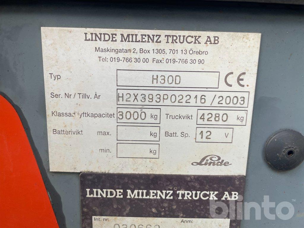 Linde H30D - رافعة شوكية: صور 5 Linde H30D - رافعة شوكية: صور 5