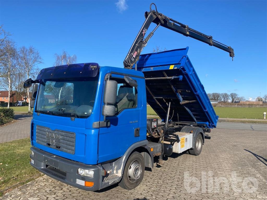 MAN TGL 8.210 (2008) m. Meiller-Kipper u. Hiab-Kran - قلابات, شاحنة كرين: صور 2 MAN TGL 8.210 (2008) m. Meiller-Kipper u. Hiab-Kran - قلابات, شاحنة كرين: صور 2