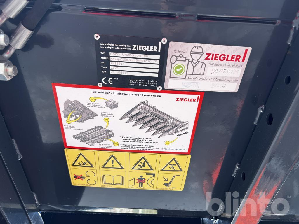 Ziegler Corn Champion 8-reihig 70 (2024) - حصادات الذرة: صور 5 Ziegler Corn Champion 8-reihig 70 (2024) - حصادات الذرة: صور 5