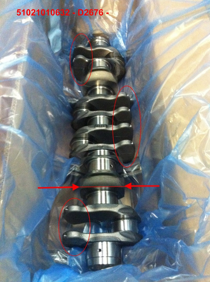 ALBERO MOTORE MAN D2066 - D2676 - العمود المرفقي: صور 2 ALBERO MOTORE MAN D2066 - D2676 - العمود المرفقي: صور 2