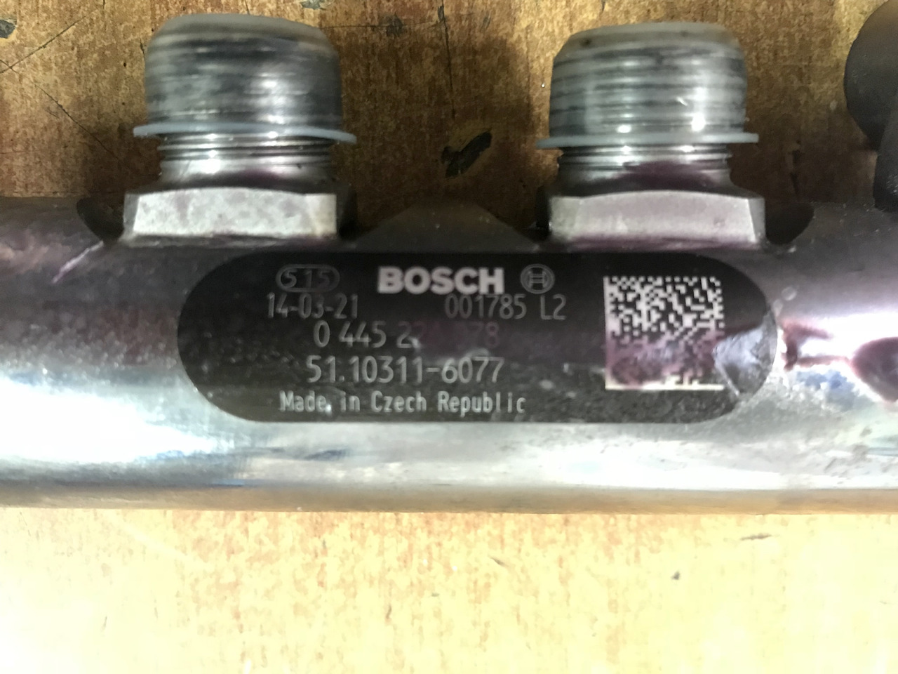 TUBO PRESSIONE RAIL PER MOTORI MAN D2066 - D2676 - نظام الوقود - شاحنة: صور 3 TUBO PRESSIONE RAIL PER MOTORI MAN D2066 - D2676 - نظام الوقود - شاحنة: صور 3