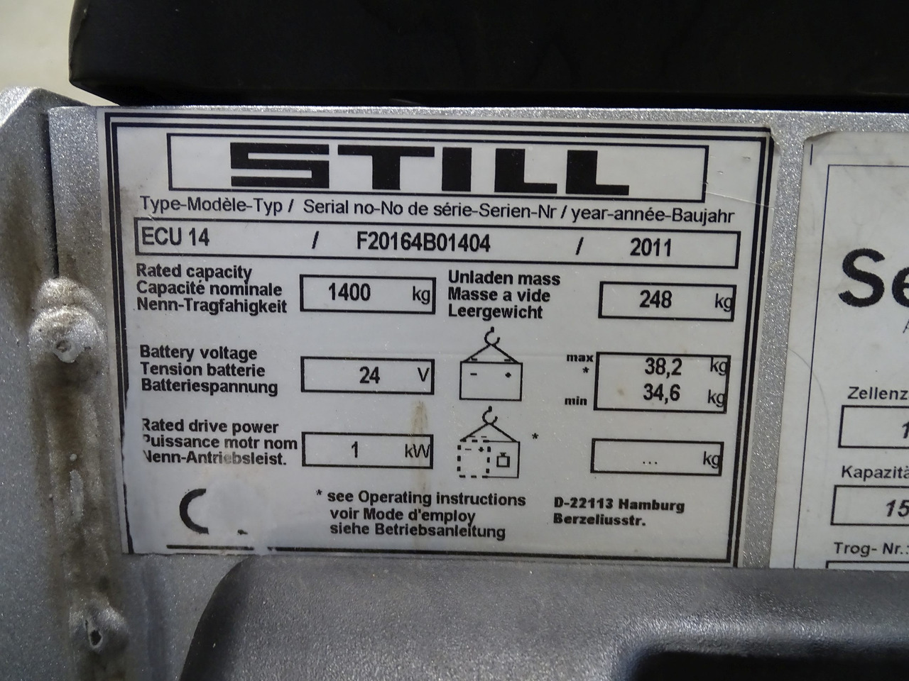Still ECU14 - معدات الرفع منخفض المستوى: صور 5 Still ECU14 - معدات الرفع منخفض المستوى: صور 5