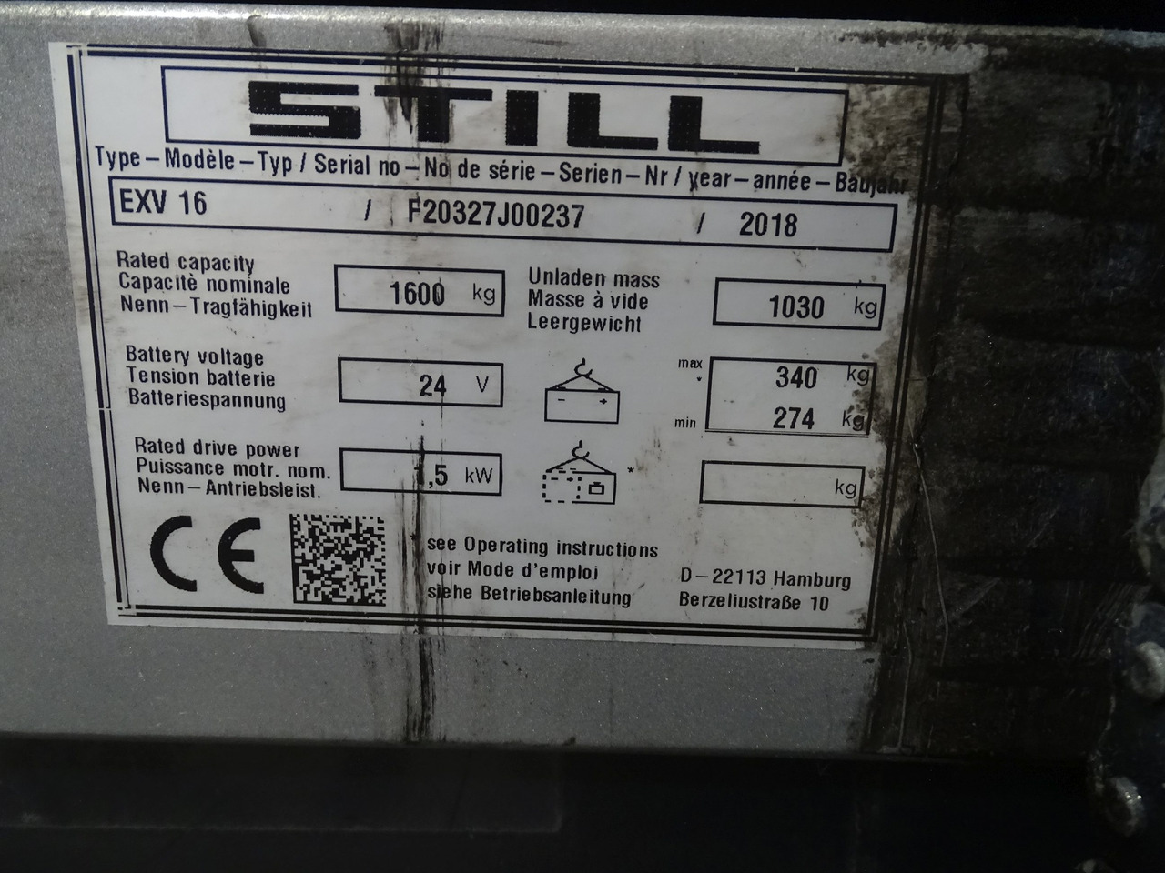 معدات تكديس Still EXV16: صور 6 معدات تكديس Still EXV16: صور 6