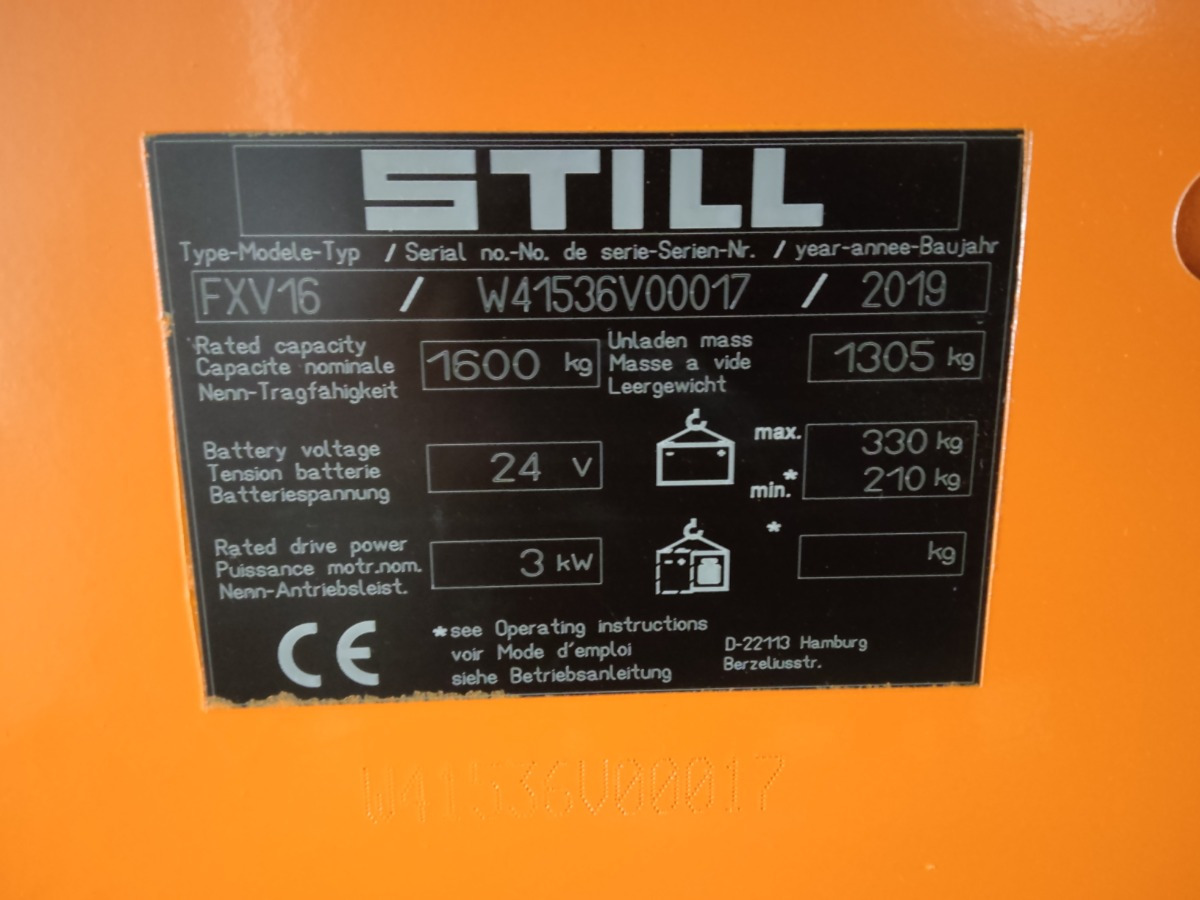 تأجير Still FXV16/BATT.NEU Still FXV16/BATT.NEU: صور 6