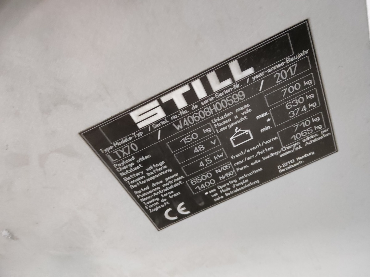 Still LTX70 - جرار السحب الكهربائي: صور 5 Still LTX70 - جرار السحب الكهربائي: صور 5