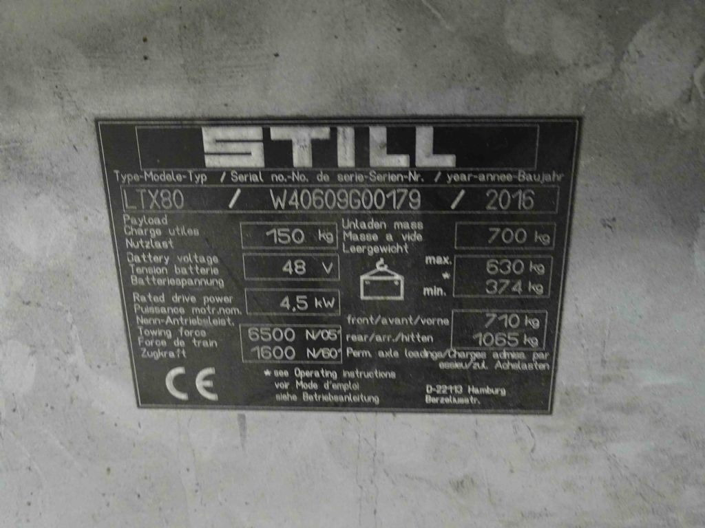 Still LTX80 - جرار السحب الكهربائي: صور 5 Still LTX80 - جرار السحب الكهربائي: صور 5