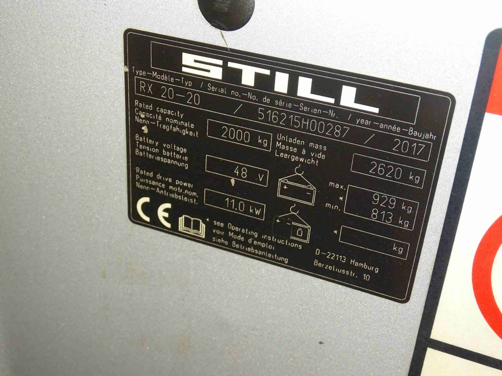 Still RX20-20 - رافعة شوكية كهربائية: صور 5 Still RX20-20 - رافعة شوكية كهربائية: صور 5