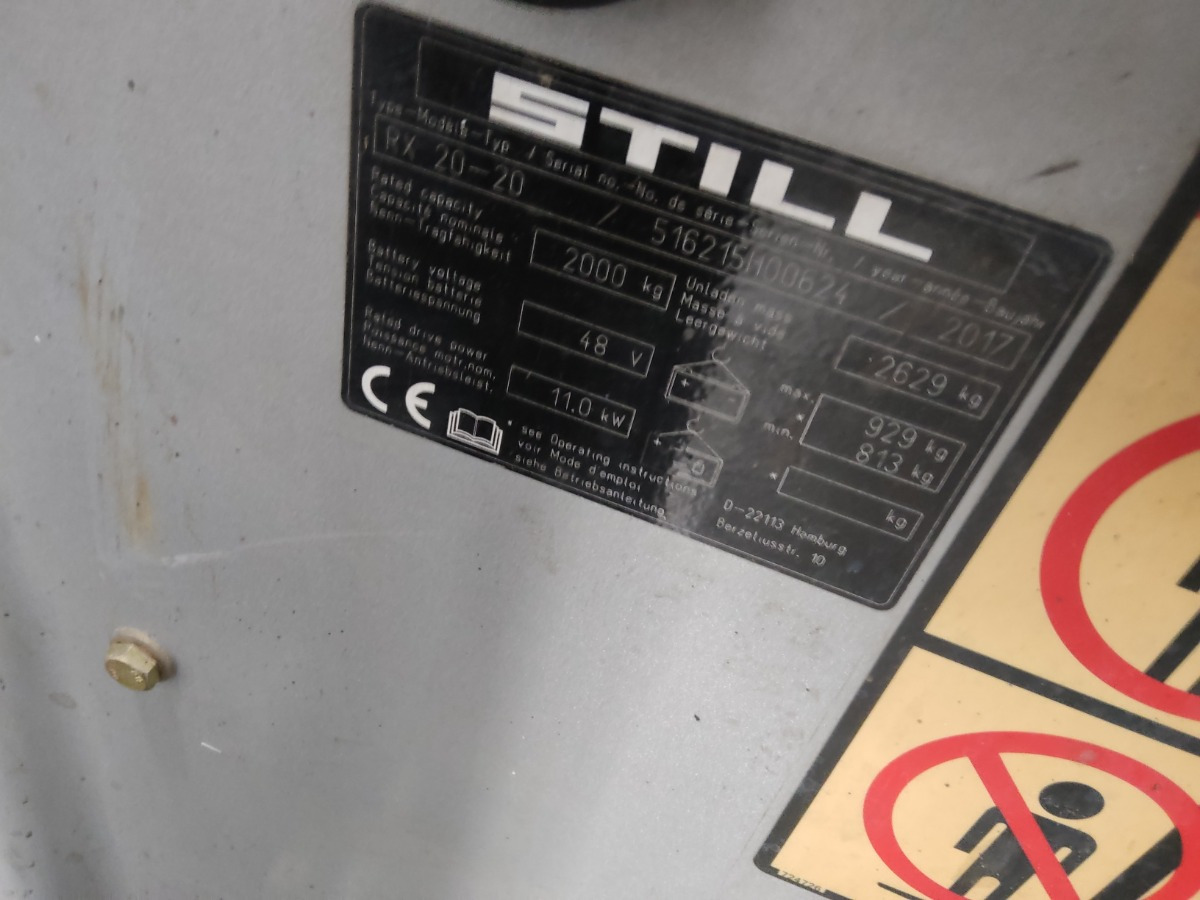 Still RX20-20 - رافعة شوكية كهربائية: صور 5 Still RX20-20 - رافعة شوكية كهربائية: صور 5