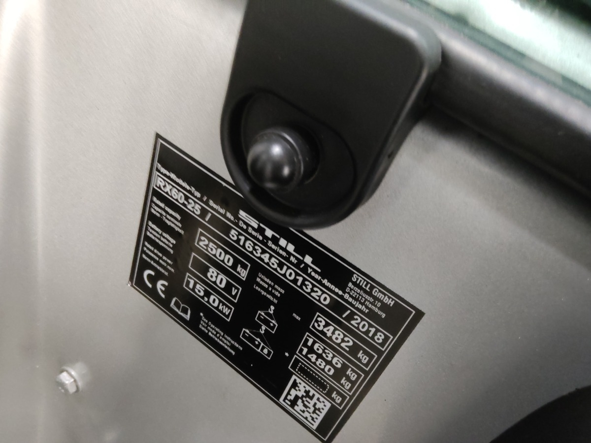 Still RX60-25/BATT.NEU - رافعة شوكية كهربائية: صور 4 Still RX60-25/BATT.NEU - رافعة شوكية كهربائية: صور 4