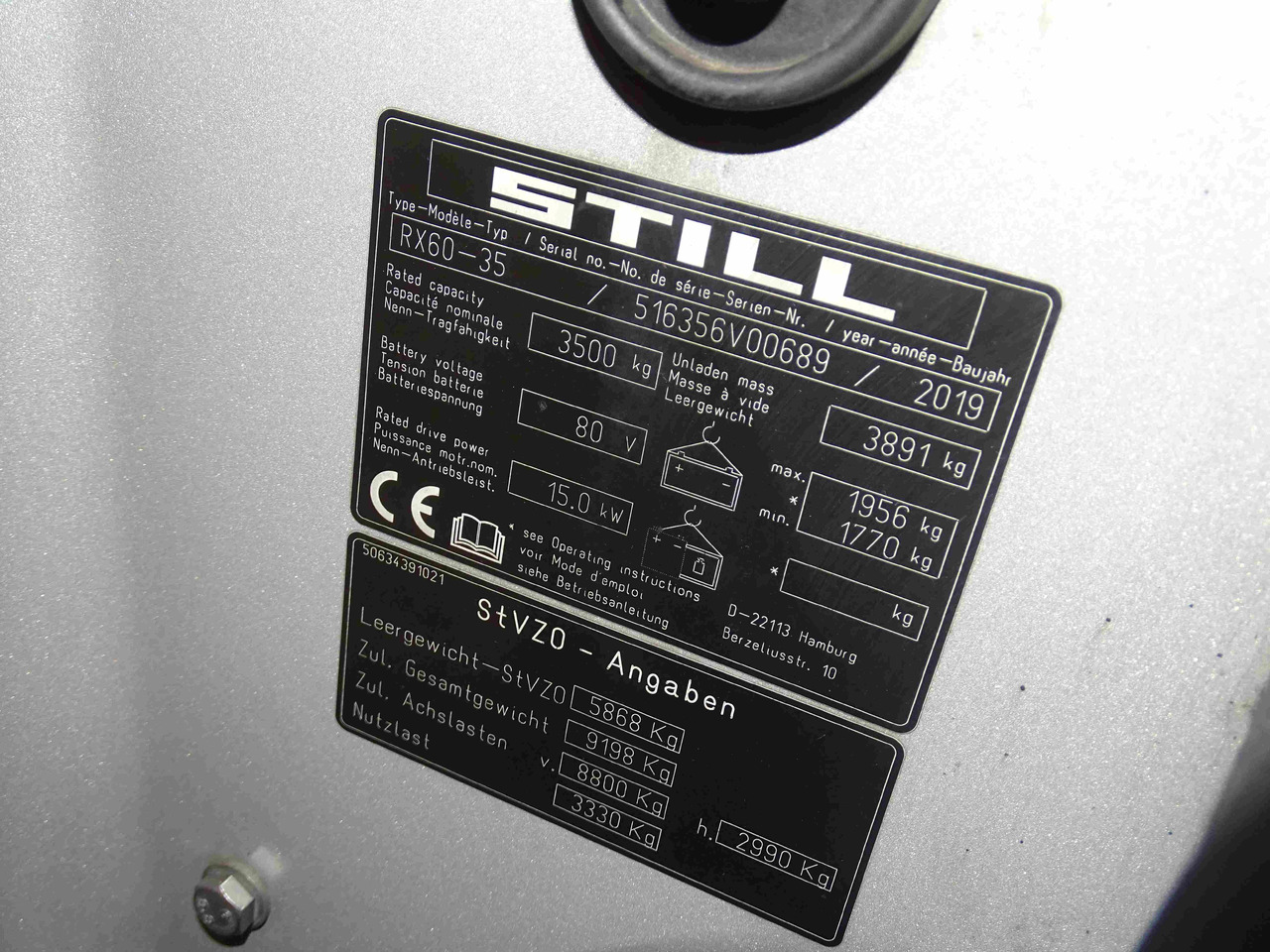 Still RX60-35 - رافعة شوكية كهربائية: صور 5 Still RX60-35 - رافعة شوكية كهربائية: صور 5