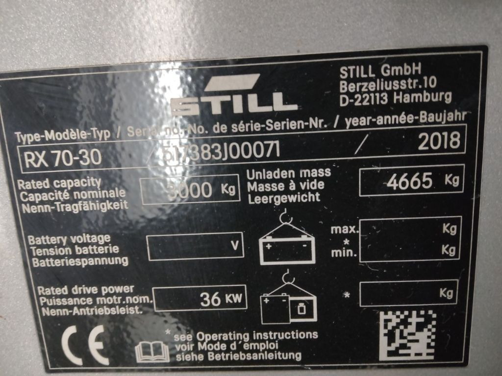 Still RX70-30 - رافعة شوكية ديزل: صور 5 Still RX70-30 - رافعة شوكية ديزل: صور 5