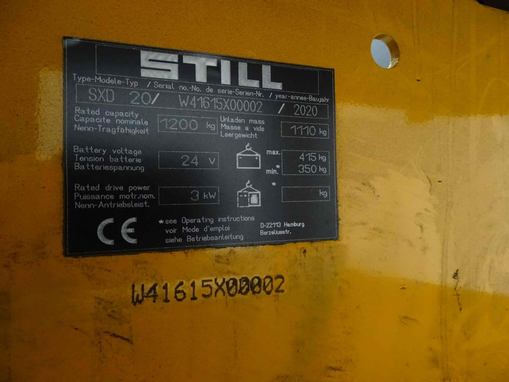 Still SXD20 - معدات تكديس: صور 5 Still SXD20 - معدات تكديس: صور 5