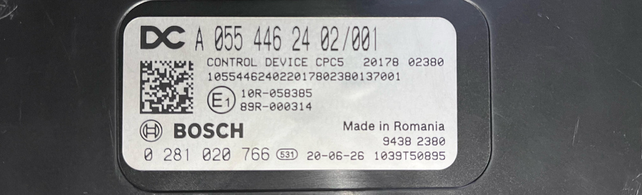 BOSCH CPC5 ECU A0554462402 - كتلة التحكم: صور 4 BOSCH CPC5 ECU A0554462402 - كتلة التحكم: صور 4