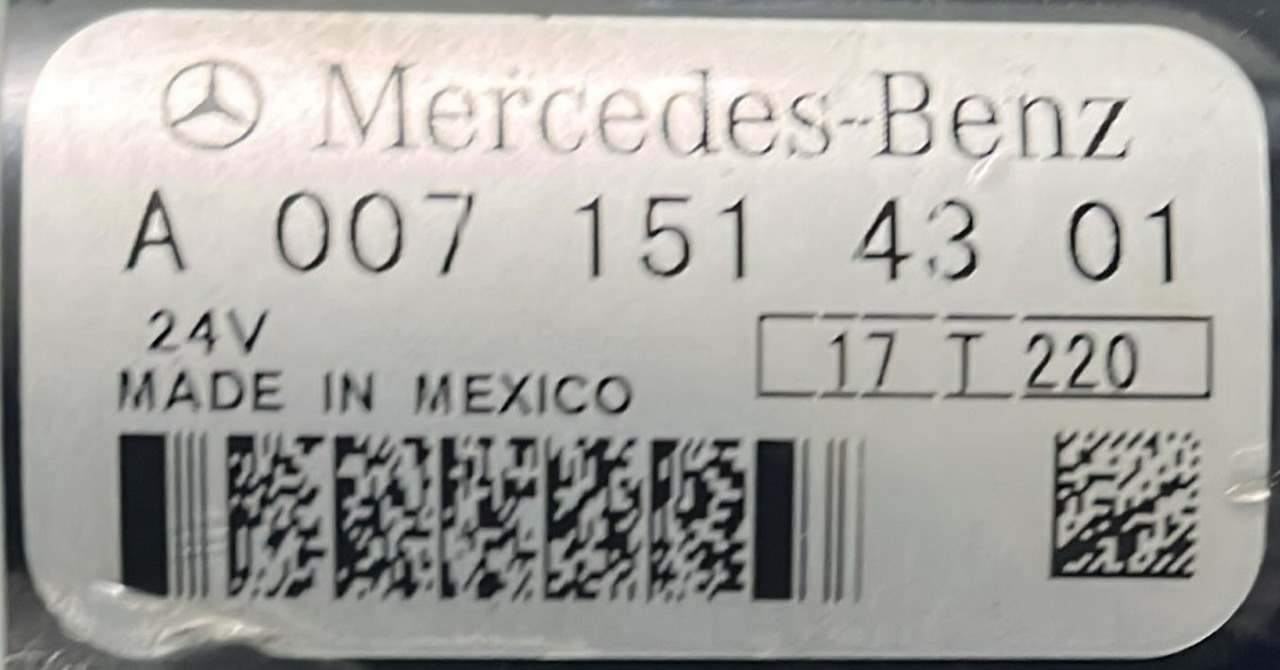 Starter Mercedes Actros MP4 Euro 6 A0071514301 - بدء - شاحنة: صور 5 Starter Mercedes Actros MP4 Euro 6 A0071514301 - بدء - شاحنة: صور 5