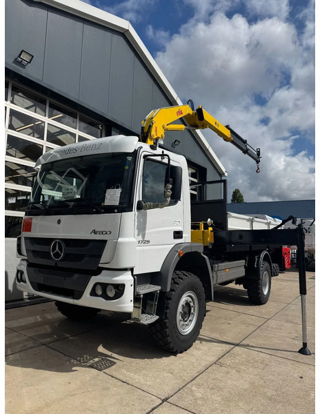 Mercedes-Benz Atego Atego 1725 4x4 Flatbed with Hyva Crane - شاحنة كرين: صور 2 Mercedes-Benz Atego Atego 1725 4x4 Flatbed with Hyva Crane - شاحنة كرين: صور 2