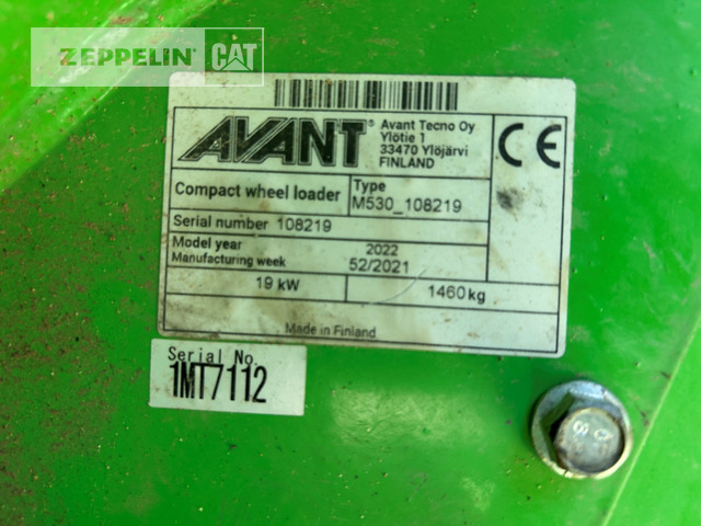 Avant Tecno 530 - اللودر بعجل: صور 5 Avant Tecno 530 - اللودر بعجل: صور 5