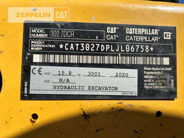 Cat 302.7D - حفارة مصغرة: صور 5 Cat 302.7D - حفارة مصغرة: صور 5