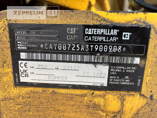Cat 725-04A - شاحنة مفصلية: صور 2 Cat 725-04A - شاحنة مفصلية: صور 2