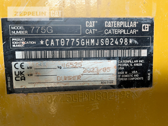 Cat 775G - شاحنة قلابة للمحاجر: صور 2 Cat 775G - شاحنة قلابة للمحاجر: صور 2