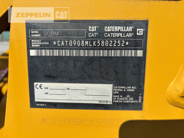 اللودر بعجل Cat 908M: صور 20