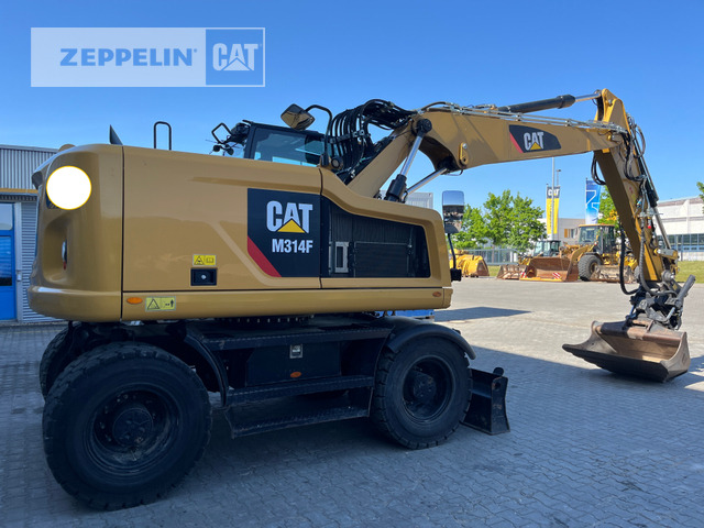 Cat M314F - حفارة على عجلات: صور 4 Cat M314F - حفارة على عجلات: صور 4